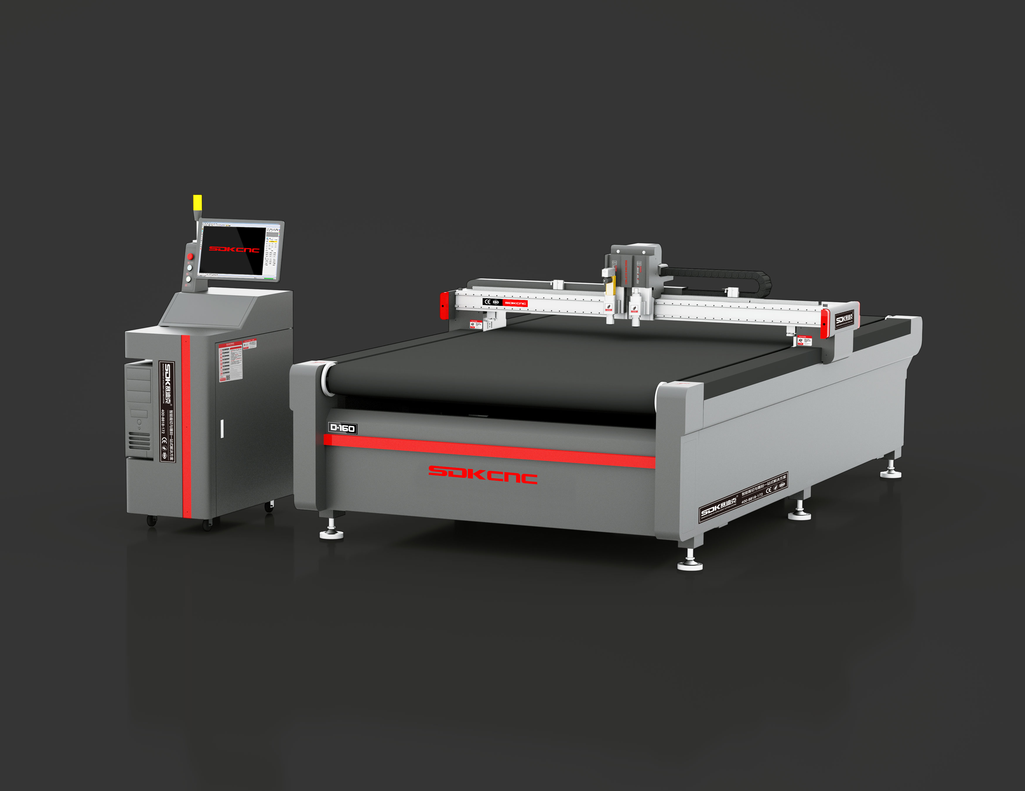 D-160C3  滾料式異形裁切機